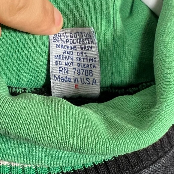 Vintage Minnesota North Stars Pullover Polo Sweatshirt - Picture 5 of 6